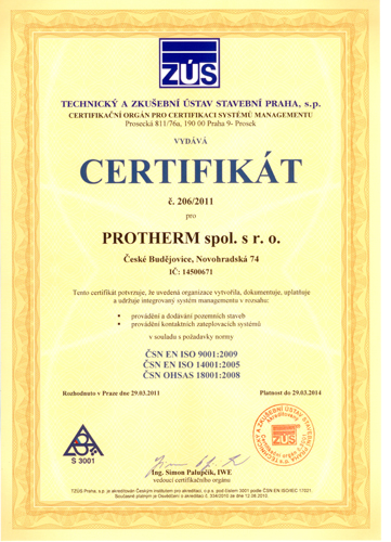 certifikace ISO91418